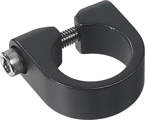 Ergotec SCI-095 34.9mm Sattelklemme schwarz sandgestrahlt