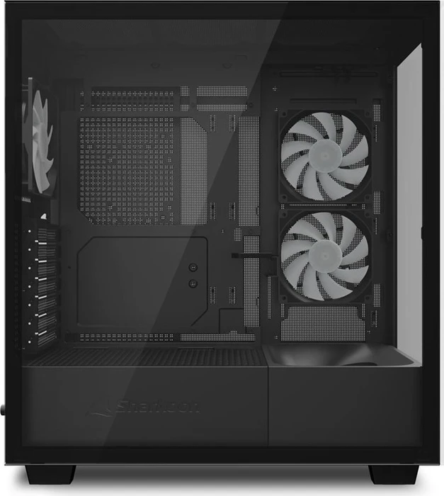 Sharkoon Rebel C60 RGB Black, Glasfenster