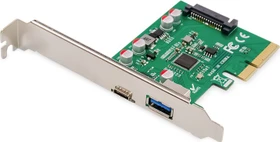 Digitus 1x USB-C 3.1, 1x USB-A 3.1, PCIe 3.0 x4