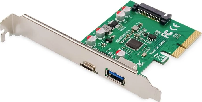 Digitus 1x USB-C 3.1, 1x USB-A 3.1, PCIe 3.0 x4