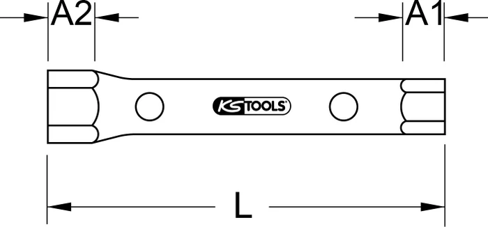 KS Tools Rohrsteckschlüssel gerade