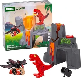 BRIO World Dinosaurier-Vulkan mit Ausbruchsfunktion