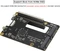 Geekworm X1004 Dual PCIe auf M.2 Key-M NVMe Adapter-Board, M.2 M-Key 2230/2242/2260/2280 NVMe Slot für Raspberry Pi 5 Vorschaubild