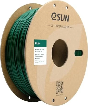 eSUN PLA+, grün, Spule, 1.75mm, 1.00kg