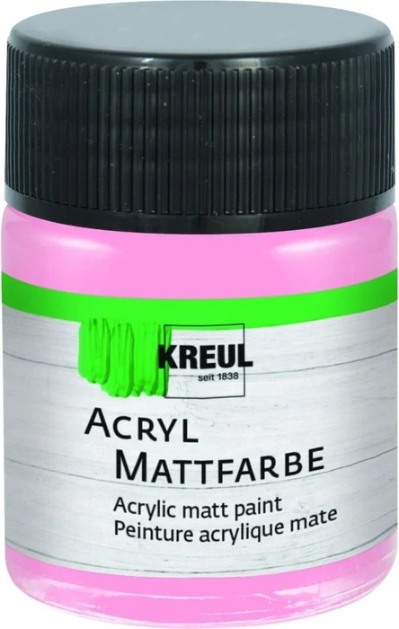 Kreul Acryl Mattfarbe, pastellrosa, 50ml (75545)