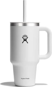 Hydro Flask Travel Tumbler Isolierbecher 946ml weiß