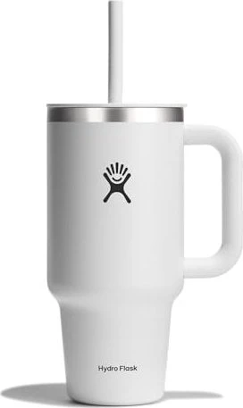 Hydro Flask Travel Tumbler Isolierbecher 946ml weiß