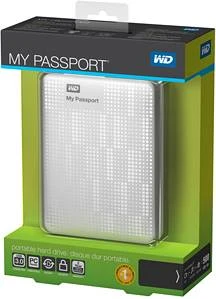 Western Digital WD My Passport weiß 500GB, USB 3.0 Micro-B