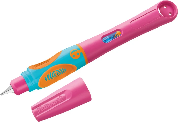 Pelikan griffix 4 lovely pink, linke Hand, Blister