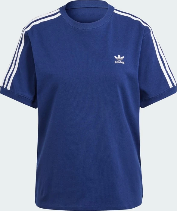 adidas 3-Streifen T-Shirt kurzarm dark blue (Damen)