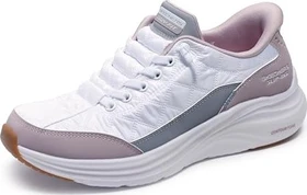 Skechers Slip-Ins: Contour Foam - Cozy Fit weiß/violett (Damen)