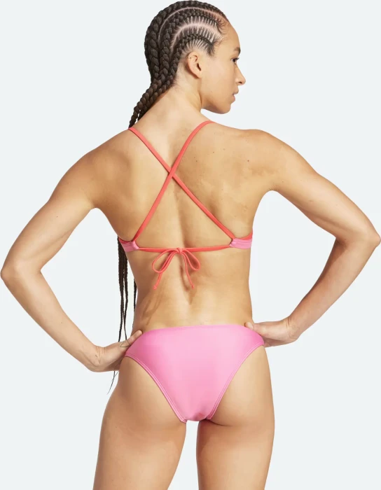 adidas Padded Colorblock Bikini-Set pulse magenta/semi lucid red (Damen)