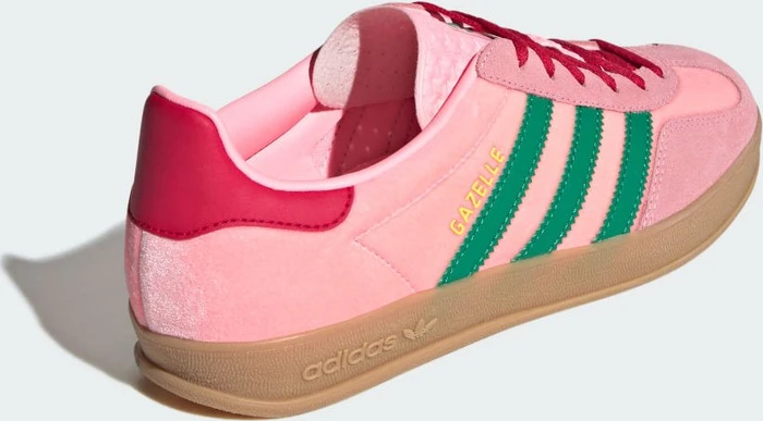 adidas Gazelle Indoor court green/glow pink/gum