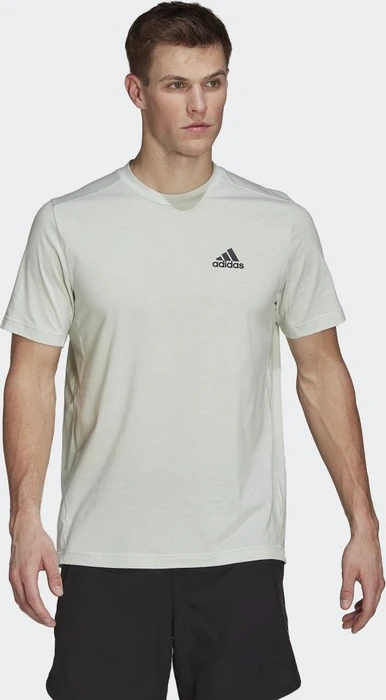 adidas Aeroready Designed 2 Move Feelready Sport Funktionsshirt kurzarm linen green/white (Herren)