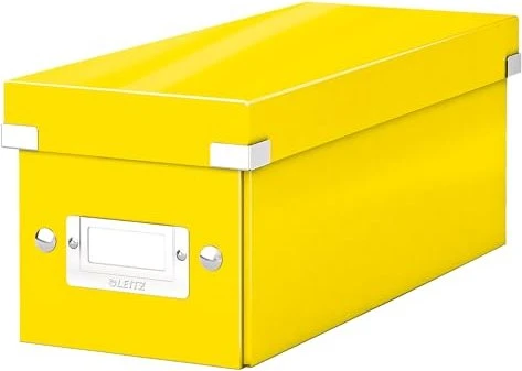 Leitz Click & Store WOW CD Aufbewahrungsbox, gelb