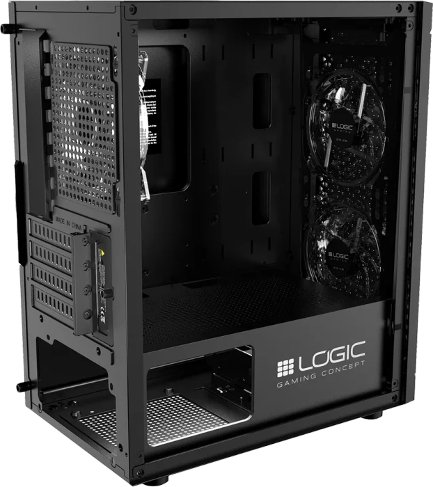 Logic Concept Aramis ARGB Mini Black, Glasfenster