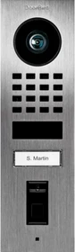 DoorBird D1101FV IP Video-Türsprechanlage mit Fingerprintreader, Edelstahl V4A gebürstet, Aufputz