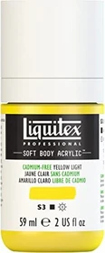 Liquitex Professional Soft Body Acrylic cadmium-free yellow light, 59ml