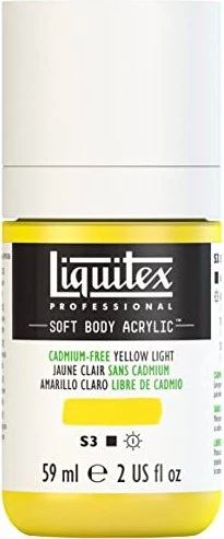 Liquitex Professional Soft Body Acrylic cadmium-free yellow light, 59ml