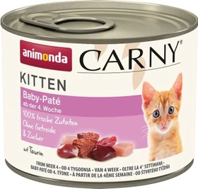 animonda Carny Kitten Baby-Paté Rind und Huhn, 2.40kg (12x 200g)