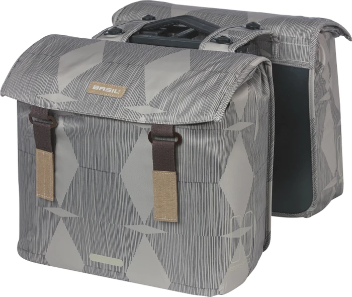 Basil Elegance Doppeltasche MIK Gepäcktasche chateau taupe