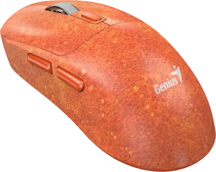 Genius NX-8260S BT Claw Edition Wireless Fast-Charging Rechargeable Silent Mouse, orange, USB/Bluetooth