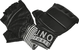 U.N.O. Fitness Black Combat Ballhandschuhe