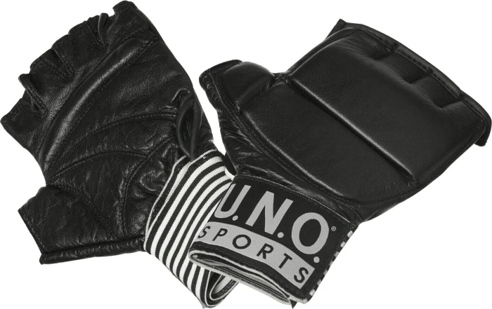 U.N.O. Fitness Black Combat Ballhandschuhe