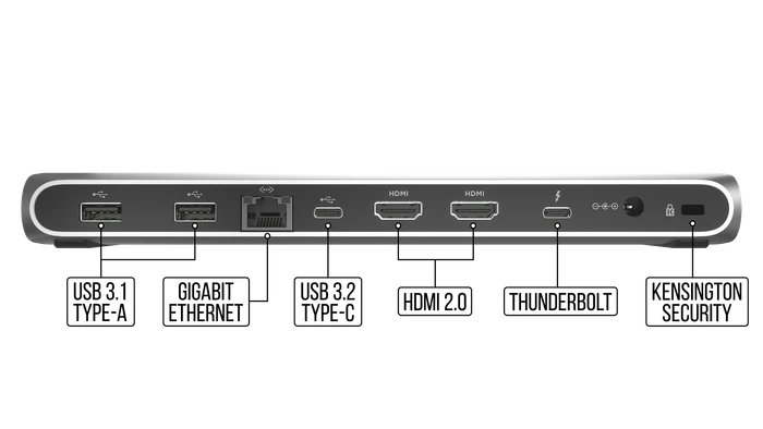 Corsair TBT100 Thunderbolt 3 Dock (2x HDMI), Thunderbolt 3 [Buchse]