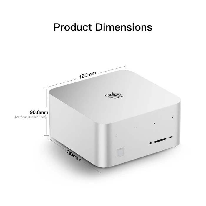 Beelink GTR9 Pro, Frost Silver, Ryzen AI Max+ 395, 128GB RAM, 2TB SSD