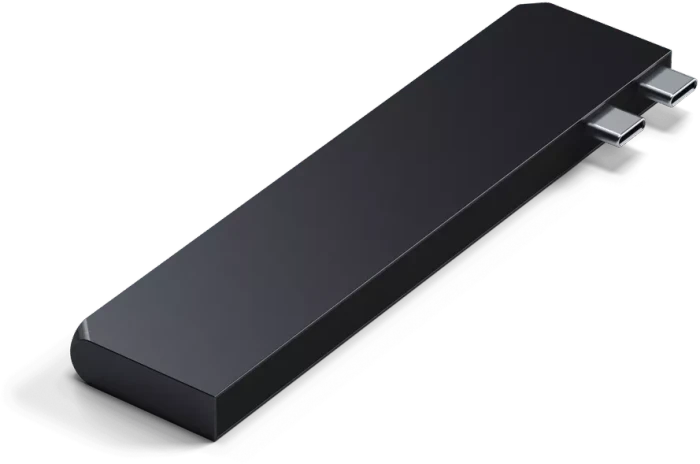 Satechi Pro Hub Slim Adapter, Midnight, 2x USB4 [Stecker]