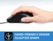 Perixx PERIMICE-221U Silent Ergonomic Mouse, schwarz, USB Vorschaubild