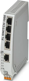 Phoenix Contact FL 1000 Industrial Railmount Switch 1005N, 5x RJ-45 (1085039)
