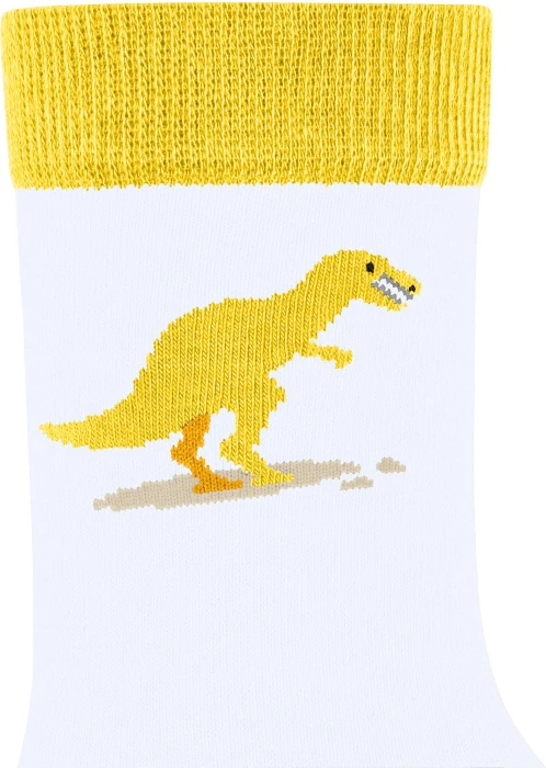 Falke Dinosaurs Socken weiß (Junior)