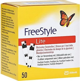 Abbott FreeStyle Lite Blutzucker-Teststreifen,    50 Stück