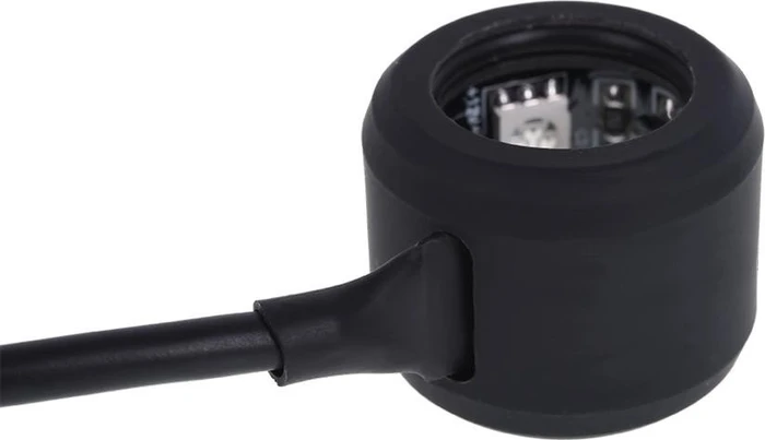 Alphacool Aurora Hardtube LED Ring 16mm, RGB beleuchtet, schwarz