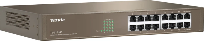 Tenda TEG1000 Desktop Gigabit Switch, 16x RJ-45