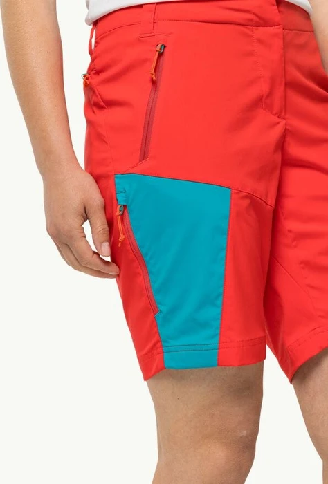 Jack Wolfskin Glastal Shorts Hose kurz tango orange (Damen)