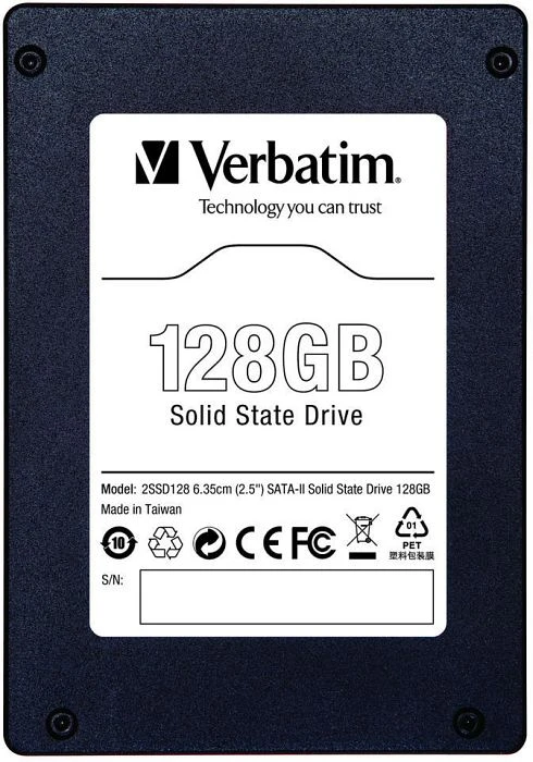 Verbatim SSD 128GB, 2.5" / SATA 3Gb/s