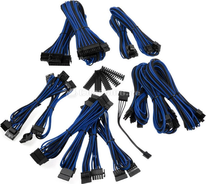 BitFenix Alchemy 2.0 BQT-SP11-Series Kabel Kit für Netzteile, schwarz/blau