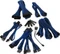BitFenix Alchemy 2.0 BQT-SP11-Series Kabel Kit für Netzteile, schwarz/blau Vorschaubild