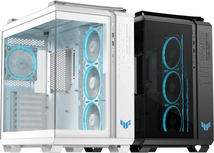ASUS TUF Gaming GT502 Horizon TG ARGB White, Glasfenster