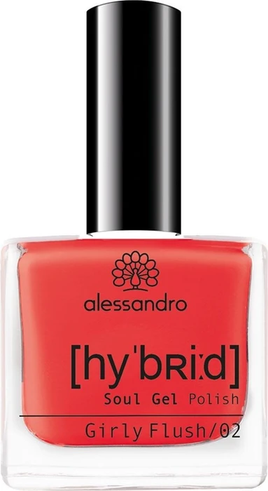 Alessandro Hybrid Soul Gel Nagellack 124 girly flush, 8ml