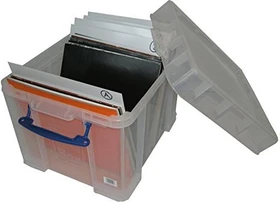 Really Useful Box Aufbewahrungsbox XL, 35l, transparent
