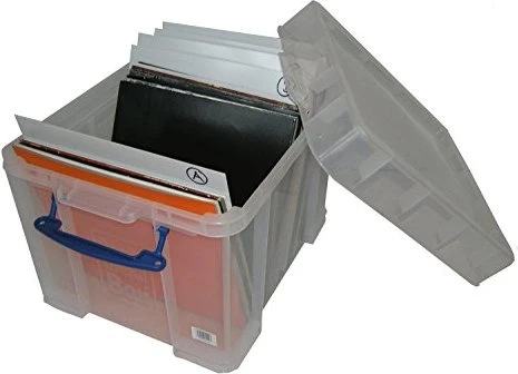Really Useful Box Aufbewahrungsbox XL, 35l, transparent