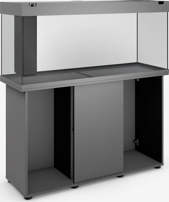 Juwel Rio 240 LED Aquarium-Set mit Unterschrank, grau/grau, 240l