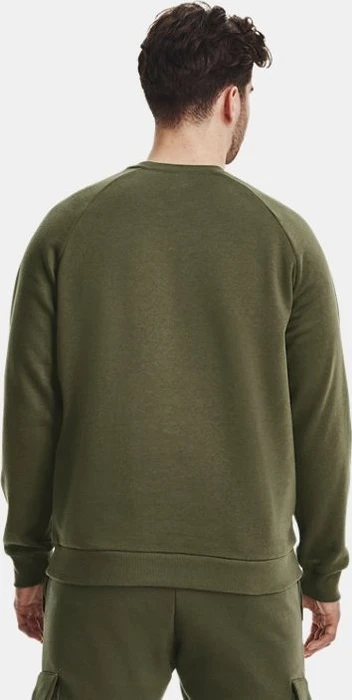 Under Armour Rival Fleece Crew Sweatshirt marine od green/white (Herren)
