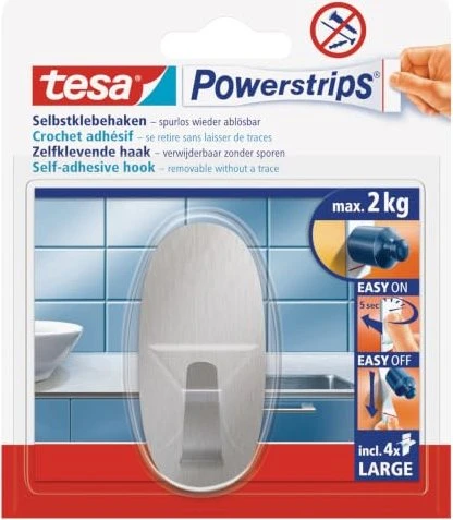 tesa Powerstrips Klebehaken oval