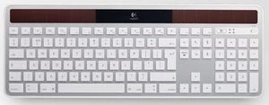 Logitech K750 Wireless Solar Keyboard für Mac silber, USB, US