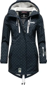 Marikoo Zimtzicke Mantel navy dots (Damen)